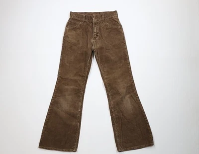 Pantalones chinos de pana acampanados descoloridos descoloridos Streetwear vintage años 70 para niños EE. UU. Foto 1 de 4
