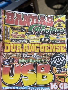 USB Con Musica Bandas Viejitas Con 4,300 Temas En Un USB De 16BG - Picture 1 of 4