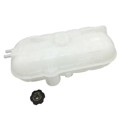 Tanque de botella de depósito de refrigerante con tapa para Freightliner Century Class Columbia Foto 1 de 4