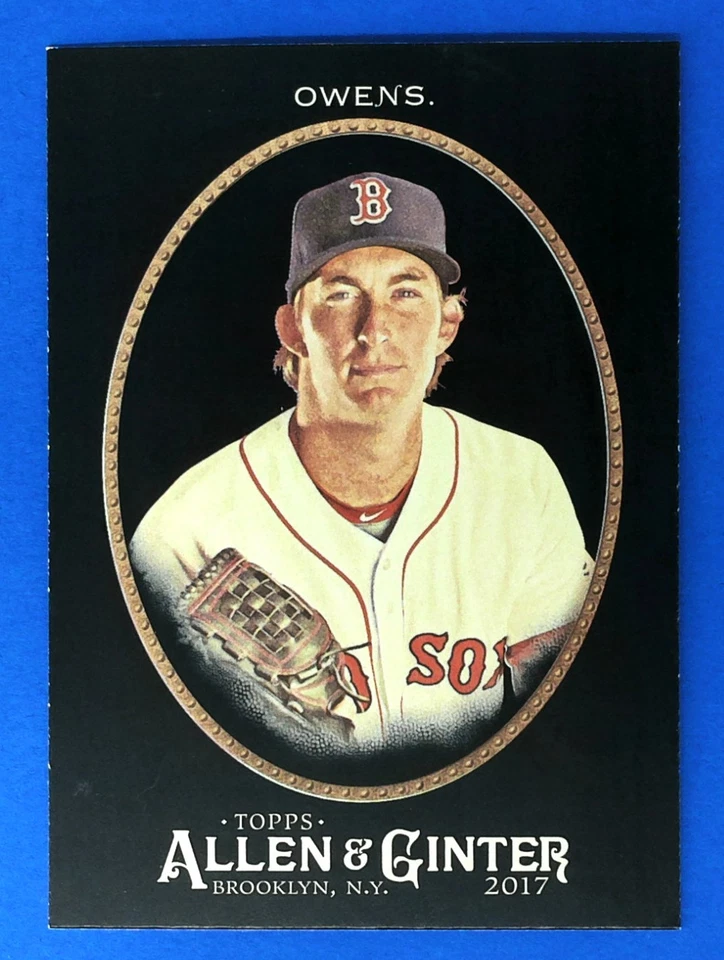 2017 Topps Allen & Ginter X Henry Owens #87 BASEBALL CARD Boston Red Sox - Image 1 of 2
