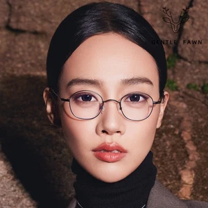 Gafas redondas de metal con diseño de Corea gafas de colección lentes transparentes - Imagen 1 de 18