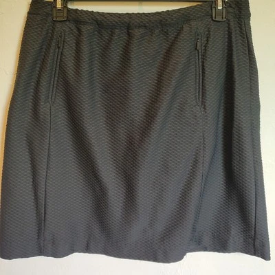 Tail Tech Performance Skort Sz  X LBlack Textured Pockets  Golf Pickleball Knee - Image 1 of 4