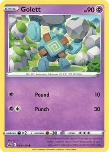 Golett Chilling Reign Pokémon TCG 065/198 Regular Common ࿊ - Picture 1 of 1