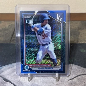 2024 Bowman-Jaron Elkins #BCP-106-Blue Shimmer #/150 Dodgers - Picture 1 of 1