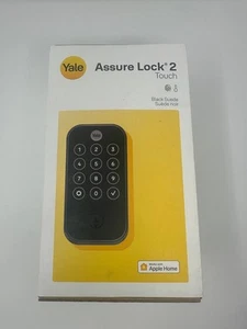 Nueva cerradura de puerta inteligente Yale Assure Lock 2 táctiles gamuza negra YRD420-F-ZW4-BSP - Imagen 1 de 4
