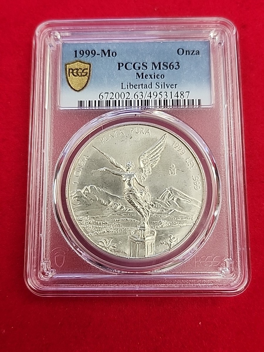 1999年 メキシコ リベルタッド 1オンス銀貨 1999 Silver Mexican Coins for sale | eBay