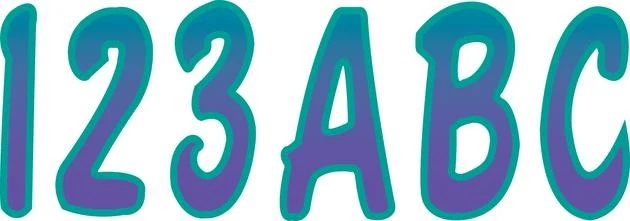 Hardline Series 200 Registration Kit Gradation Purple/Teal Foto 1 de 1