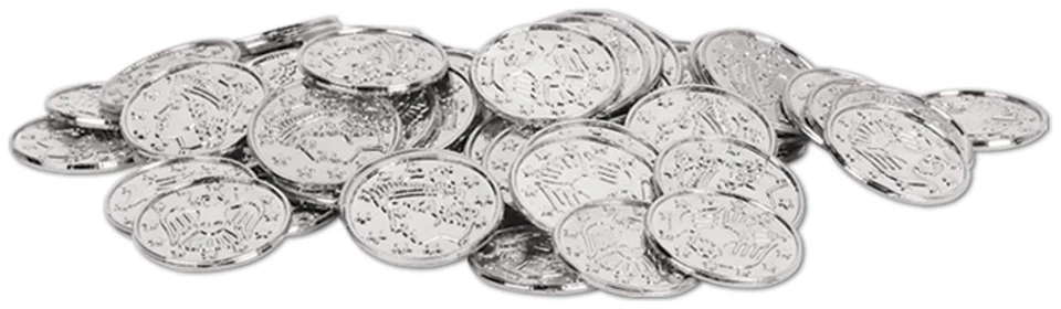 Monedas de plástico de tamaño 11/2" para Halloween - Beistle Foto 1 de 1