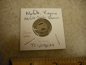 Ficha de tránsito de ferry Norfolk, VA TC-219024 - Imagen 1 de 2