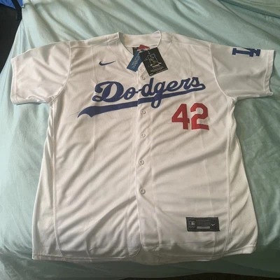 Nike Size 48 XL Jackie Robinson Dodgers Jersey- NWT - Beautiful! - Image 1 of 4