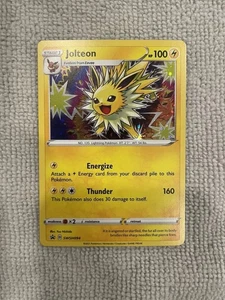 Pokémon Jolteon TCG SWSH094 Sword & Shield Black Star Promo Holo Card - Picture 1 of 4