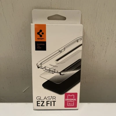 2 Pack Spigen Tempered Glass Screen Protector-GlasTR Ez Fit For iPhone 12 Mini  - Image 1 of 4