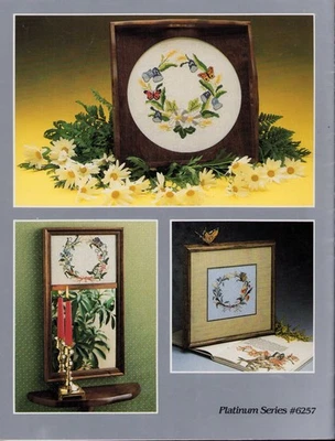 Cross Stitch Permin of Copenhagen Danish Wreaths VINTAGE Patterns - Image 1 of 4