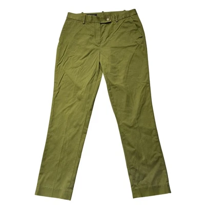 Брюки женские Brooks Brothers 10 Advantage Chino эластичные прямые повседневные - Изображение 1 из 4