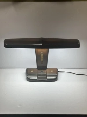 MCM Art Desk Lamp MOE LIGHT INC INDUSTRIAL Bronze AIRPLANE WING Upgraded Led - Image 1 of 4