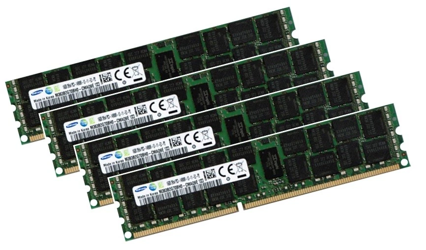 4x 16GB 64GB DDR3 ECC RAM Apple Mac Pro 6,1 MD878 1866 Mhz PC3-14900R 2013 2014 - Bild 1 von 1