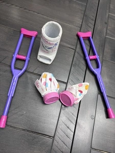 Our Generation American Girl Doll cast crutches Ice Pack My Life - Picture 1 of 5