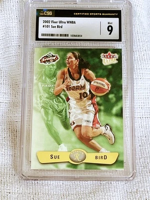 2002 ULTRA WNBA #101 SUE BIRD ROOKIE Card CSG 9 - Image 1 of 2