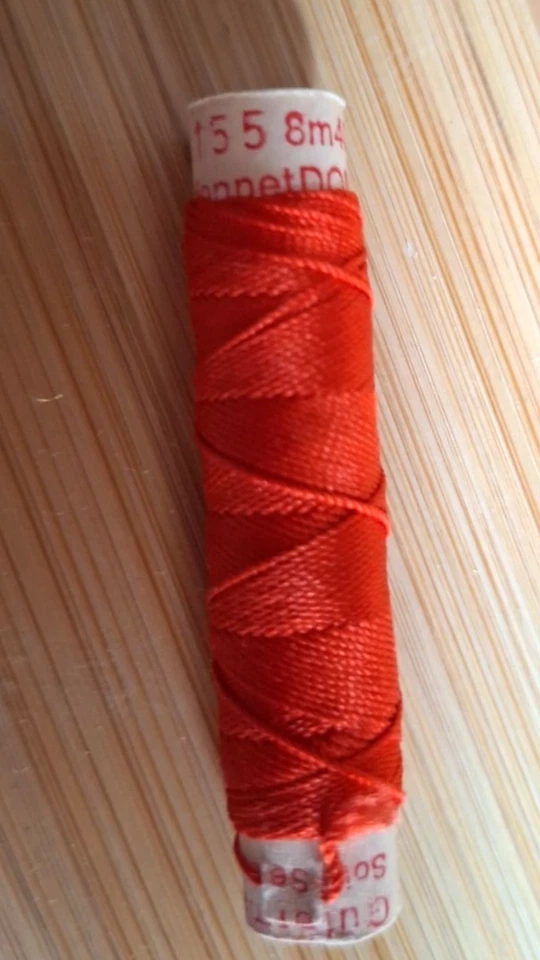 Bobine fil de soie - Guterman - cordonnet DOMO- 8m. Col.155 Ancienne mercerie  - Photo 1/1