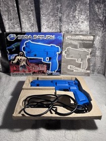 The House of the Dead Virtua Gun Sega Saturn UK PAL Tested Includes Protector