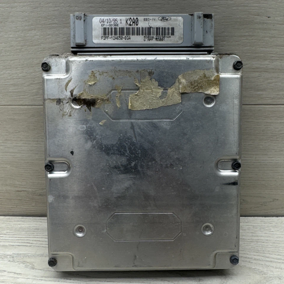 1989-1993 Ford F250 F350 7.5 M/T Engine Computer Module F2PF-12A650-BGA ECM ECU - Image 1 of 4