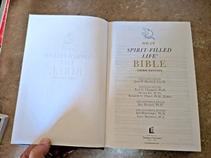 NKJV, Spirit-Filled Life Bible, 3rd Ed, HB, 2018, Red Letter (HB) FAST SHIPPING - Picture 1 of 4