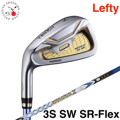HONMA BERES IS-06 Lefty Iron Wedge SW SR-Flex ARMRQ X 52 3Star 3S Graphite Shaft - Image 1 of 4
