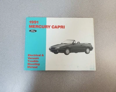 Mercury Capri 1991 eléctrico y manual de resolución de problemas de vacío Foto 1 de 4