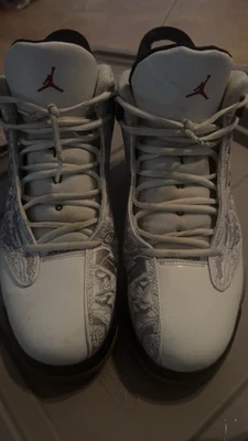 Air Jordan Dub Zero белый/университетский красно-цементный серый - Изображение 1 из 4