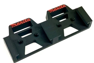Makita 18V Bediengerät Akku 2 Steckplätze Halterung / Halter -klickbar -versandfertig - Bild 1 von 2