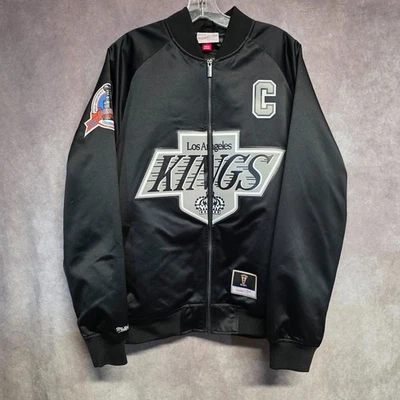 Chaqueta de satén Mitchell & Ness LA Kings Wayne Gretzky 99 Jersey Maxed Out L nueva sin etiquetas Foto 1 de 4