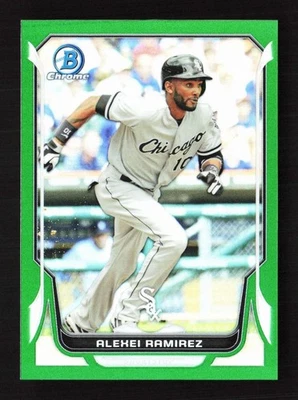 2014 Bowman Chrome зеленый переливающийся Алексей Рамирес /75 White Sox #200 - Изображение 1 из 2
