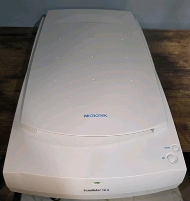MICROTEK ScanMaker X6EL Flatbed Scanner Model # MRS-1200Y6SY AC 100-240V  1 AMP - Image 1 of 4