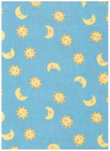 Baby Toy Chest Sun and Moon by Springs Creative bty - Picture 1 of 1