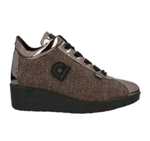 Rucoline trainers Sneakers shoes Gold Metallic Bronze UK4 EU37 RRP£117 - Picture 1 of 6