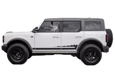 Graphic Side Skirt Stripe Decal Kit For Ford Bronco Sport Car Door Vinyl Sticker - Изображение 1 из 4