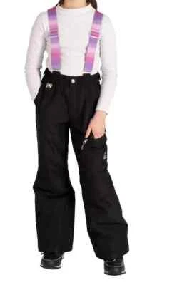 Pantalones de nieve Gerry~ Niñas Grandes 14-16~NUEVOS~Tirantes extraíbles Rosa y Púrpura~Jóvenes Foto 1 de 4