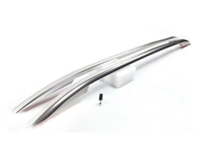 Baca de techo superior para equipaje Porsche Cayenne 2011-2017 rieles de techo laterales plateados 2 piezas Foto 1 de 4