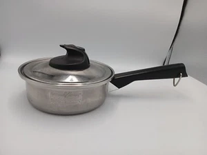 Vintage INKOR 3-Ply 18-8 Stainless Steel 1 Quart 6.5” Saucepan w/Lid Cookware - Picture 1 of 5