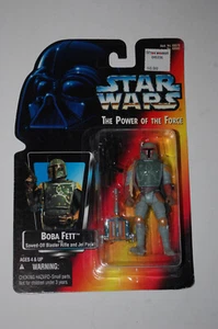 Boba Fett-Star Wars-Power of the Force-Orange Card-MOC - Picture 1 of 3