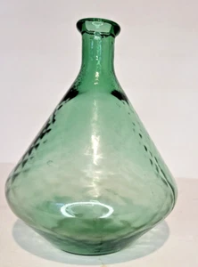 Große Empoli gewirbelte Glaskaraffe hellgrün 8 1/2" hoch ohne Stopfen. - Bild 1 von 7