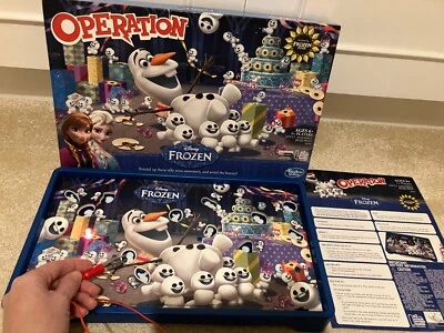 Disney Frozen kids Operation board game with buzzer by Hasbro gaming VGC - Image 1 of 4
