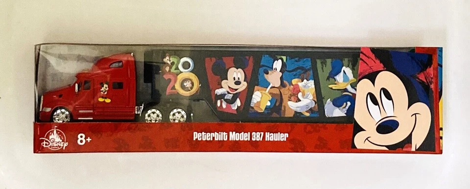 NIB Disney Parks 2020 Peterbuilt 387 Hauler Semi Truck Model Toy Mickey Mouse - Image 1 of 1