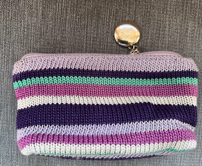 Bolso de Maquillaje Vintage Años 90 The Sak Rayas VER FOTOS Foto 1 de 4