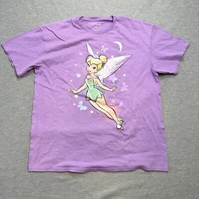 Футболка Disney Tinker Bell для взрослых большая фиолетовая графическая Pixie Fairy Vacation - Изображение 1 из 4