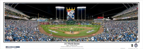 Kansas City Royals 2015 World Series Kauffman Stadium Panoramic Poster #2108 Cover