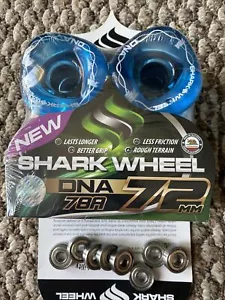 Shark Wheels Longboard neue DNA Formel 72 mm 78a & A-9 Lager L C blau - Bild 1 von 5
