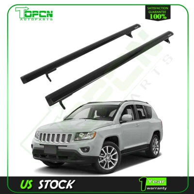 Cross Bar For 2011-2017 Jeep Compass Sport Aluminum Roof Rack Luggage Carrier Foto 1 de 4