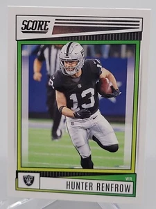2022 PANINI SCORE HUNTER RENFROW BASE FOOTBALL CARD RAIDERS NFL donruss topps - Picture 1 of 2