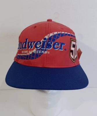 Бейсболка Nascar Ricky Craven Budweiser Racing No50 новая с ценниками винтажная - Изображение 1 из 4